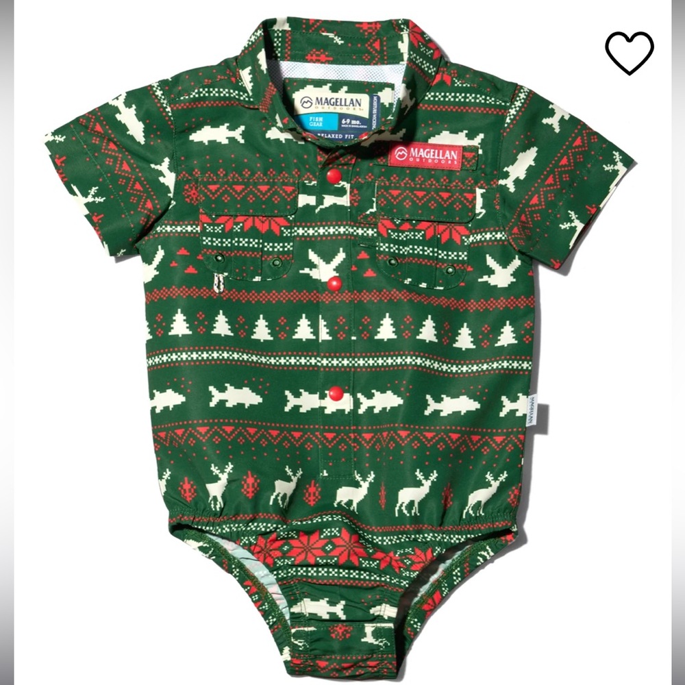 Magellan Outdoor Infant Laguna Madre Fair Isle Onesie